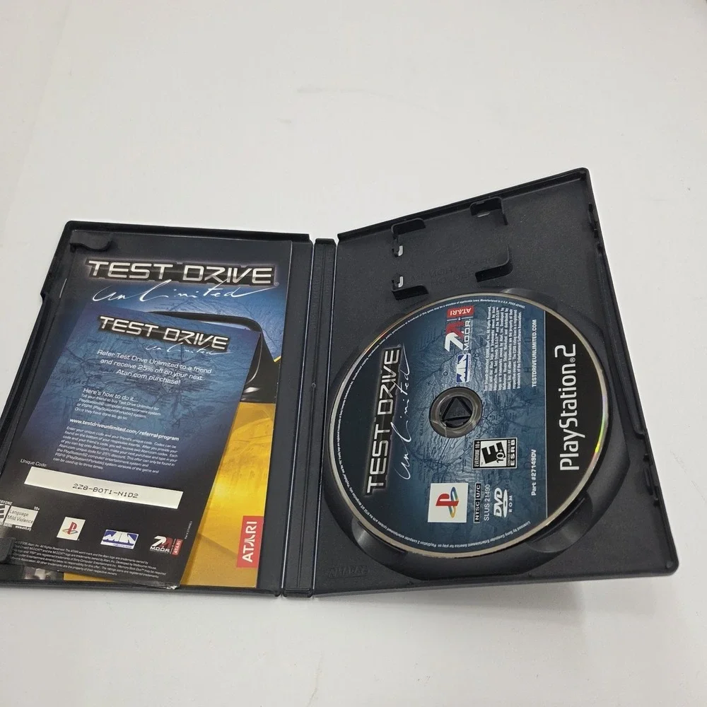 Test Drive Unlimited Sony PlayStation 2 PS2 Atari Black Label CIB Complete Map